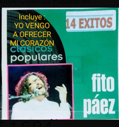 Fito Páez Cd Nuevo Original 14 Éxitos Clásicos Populare 