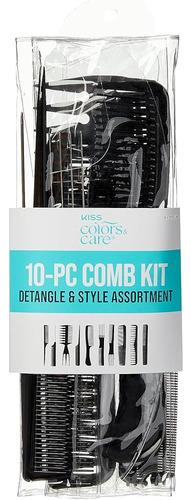 Kiss Professional 10-pc Comb Set-detangle-astidment & Style