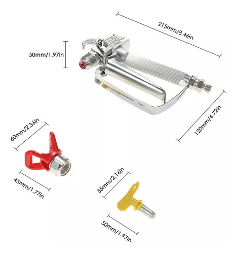 Para Pistola De Pintura De Alta Presión Sin Aire De 3600 Psi