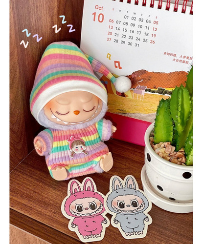 Labubu Ropa De Bebé For Fiesta Sentada Labubu Macaron