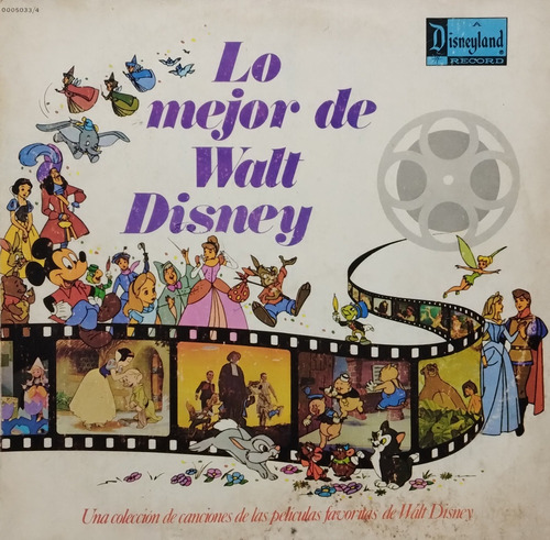 Lo Mejor De Wall Disney Vinilo Doble. De Época 1977 Excelent