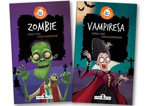 * Combo 2 Libros Eleccion Halloween * Monica Lopez Mayuscula