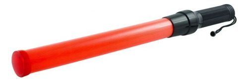 Bastón De Tráfico Rojo Con Luz Parpadeo Y Fija Largo 54cm P TRA-0110