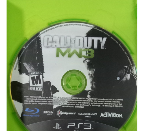Call Of Duty Mw3 Ps3, Buenas Condiciones ,multigugador