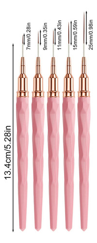 A Pincel De Revestimiento De Uñas Pincel De Punta Francesa