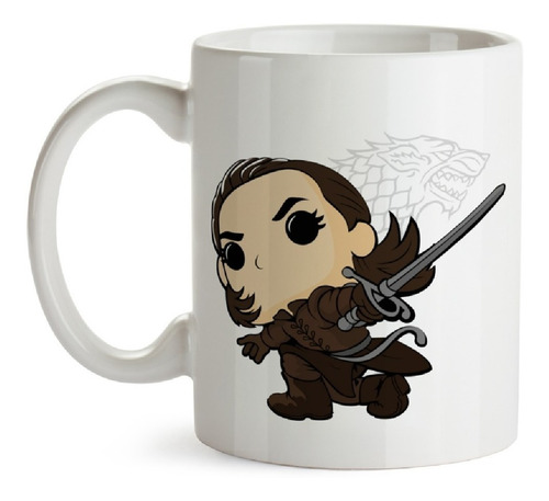 Mug Arya Stark Game Of Thrones Tipo Pop