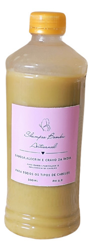 Shampoo Bomba Natural Artesanal,queda E Crescimento
