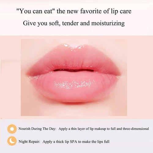 2 Piezas Bálsamo Labial Con Bálsamo De Miel, Máscaras Labial