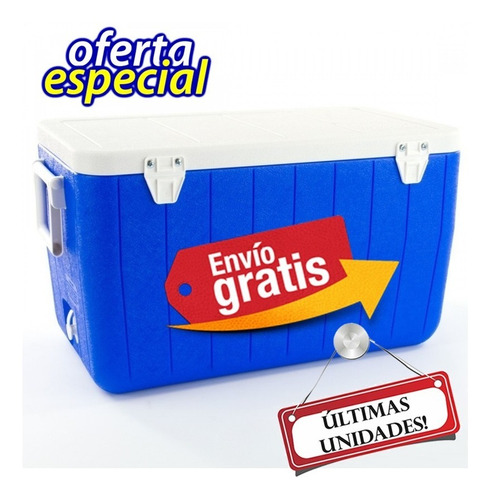 Nevera Plastica Coleman 51.1litros Cava Hielera Con Desague