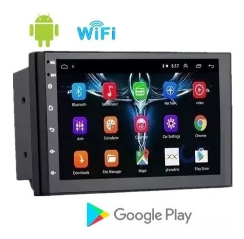 Radio Auto 2 Din Android 8.1 Wifi Y Gps Pantalla 7 Pulgadas