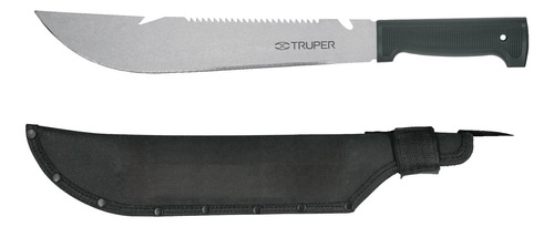 Machete Tipo Rambo 12' Cacha Negra Truper 15870