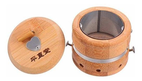 Healifty Moxa Burner Box With Cover Smokeless Moxibustion Bo