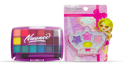 Imagem 6 de 6 de Kit Maquiagem Infantil Presente Menina Criança Linda Bz137