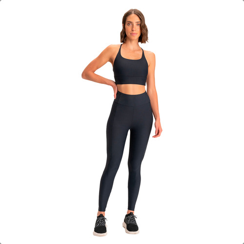 Calça Legging Feminina Live Esportiva Academia Casual Viagem