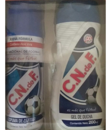 Pack Gel De Ducha Y Espuma De Afeitar Nacional Peñarol