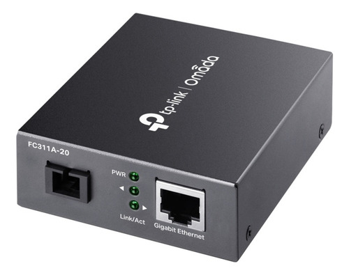 Convertidor De Medios Fibra Optica Lan Gigabit Wdm 20km
