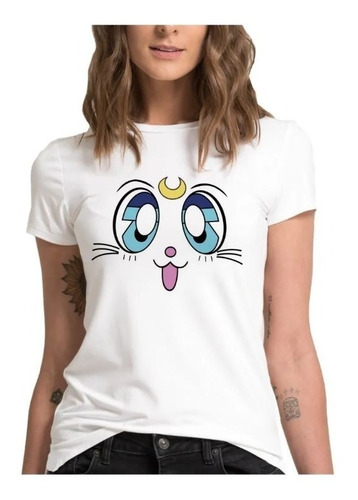 Camiseta Sailor Moon Artemis Para Mujer Moda Animemotion