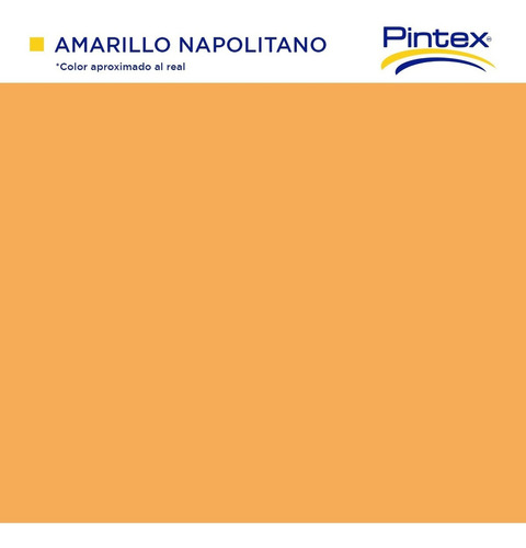 2 Pack Pintura Colorlastic 5 Años Pintex 3.8 Litros Int/ext Color Amarillo Napolitano
