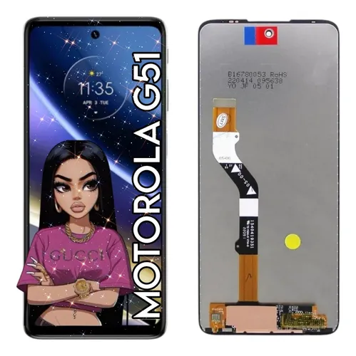 Modulo Compatible Con Motorola G51 Oled Sin Marco