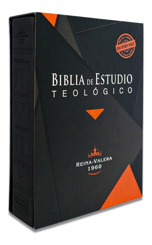 Biblia Reina Valera 1960 De Estudio Teológico Piel Genuina