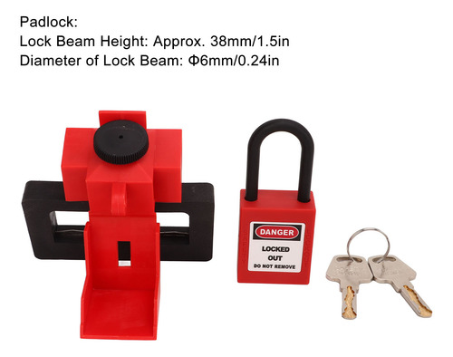 Bloqueo De Interruptor Kit De Candado De Seguridad De