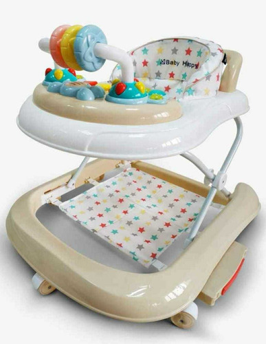 Andador Para Bebe Colores Pasteles Con Caminador Baby Happy