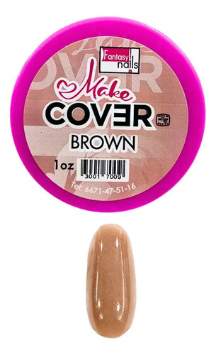 Acrilicos Make Up 1 Oz A Elegir Tono, Fantasy Nails Brown