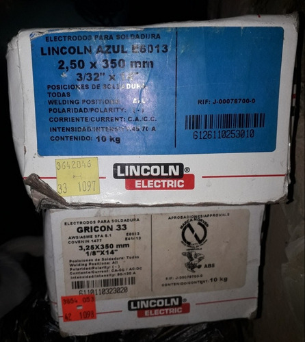 Lincon Lincoln Electrodo Azul 3/32  R12