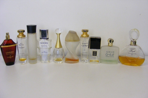 Exclusiva Colección De Frascos Perfumes De 1eras Marcas