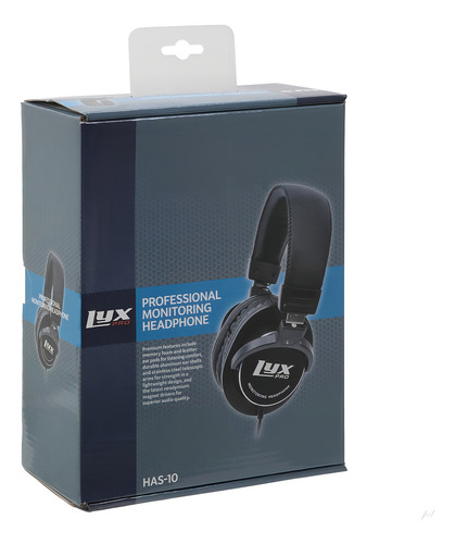 Lyxpro Has-10 - Monitor De Estudio Profesional Cerrado Y Mezcla De Auriculares, Escuchar Música, Piano, Aislamiento De Sonido, Ligero Y Flexible