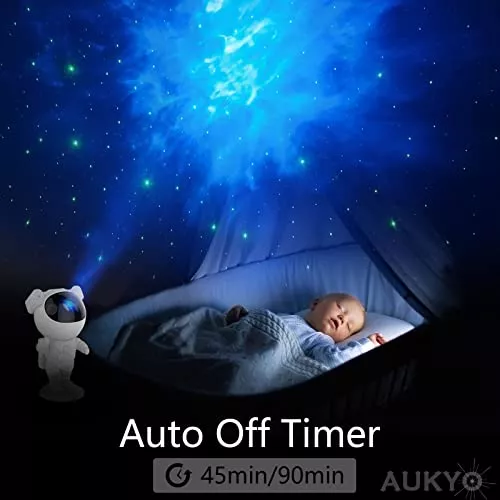  AUKYO Proyector de galaxia astronauta – Luces de proyector de  estrellas, luz nocturna de astronauta con control remoto con temporizador,  para sala de juegos, regalo para niños y adultos para 