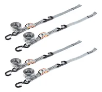 Comprar Pack 4 Zunchos Cintas Amarre Motos Cuatriciclo Trailer Gris