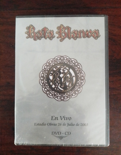 Dvd + Cd Rata Blanca  Sellado  Obras 26 De Julio Del  2003