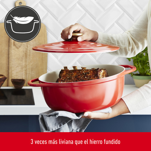Olla Cocotte Ovalada Air 30x23 cm