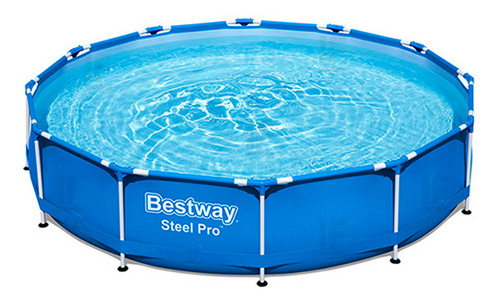 Piscina Estruturada 6.473l Circular Bestway Cor Azul