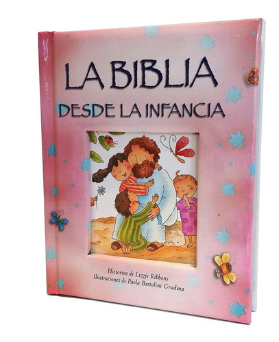 Imagen 3 de 5 de La Biblia Desde La Infancia Color Rosada Para Niños