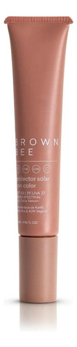 Brown Bee protector solar con color tono medium fps 60 40ml