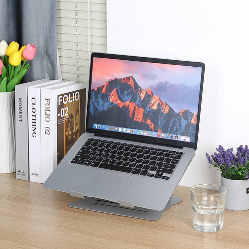 Imagen 4 de 7 de Base Soporte Portátil Laptop Aluminio Ergonómica