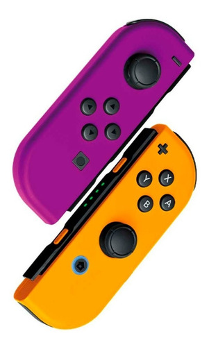 2Joysticks inalámbricos Nintendo Switch Joy-Con (L)/(R) Neón morado neón y naranja neón