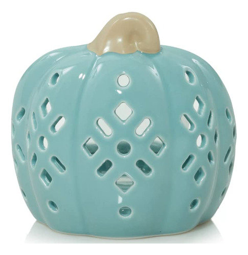 Candle Portavela Votiva Te Parche Calabaza Azul