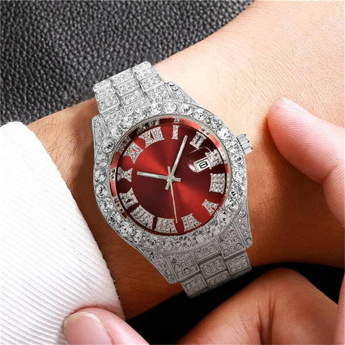Bestkang Reloj Unisex De Lujo Con Diamantes Para Hombre, Rel