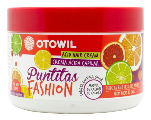 Otowil Puntitas Fashion Crema Acida Capilar Teñidos 250ml