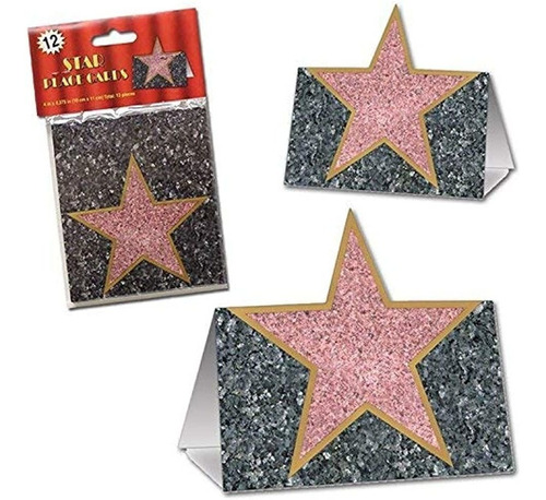 12pack Estrella Lugar Cards 4  14inch Paquete De 1 Multicolo