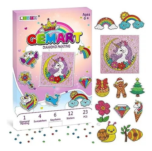 Libfx Gem Art Kits De Pintura De Diamantes Para Niños Artes