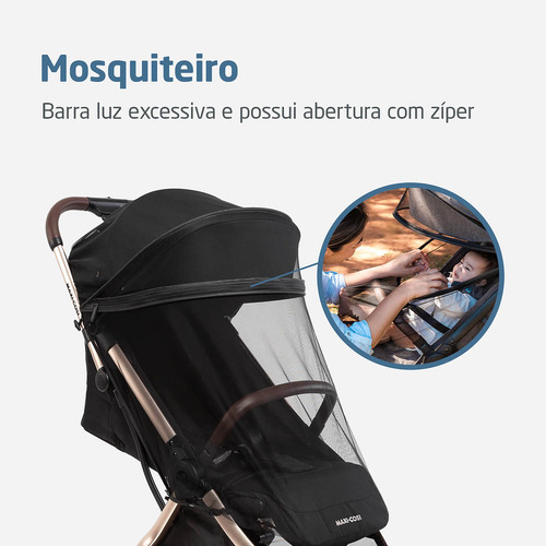 Carrinho Eva³ Bebê Conforto E Base Isofix 360° Pro Maxi Cosi