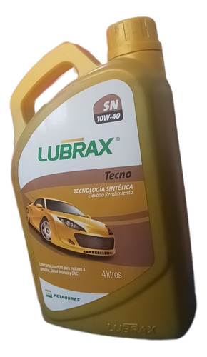 Aceite Lubrax 10w40 4 L Para Autos