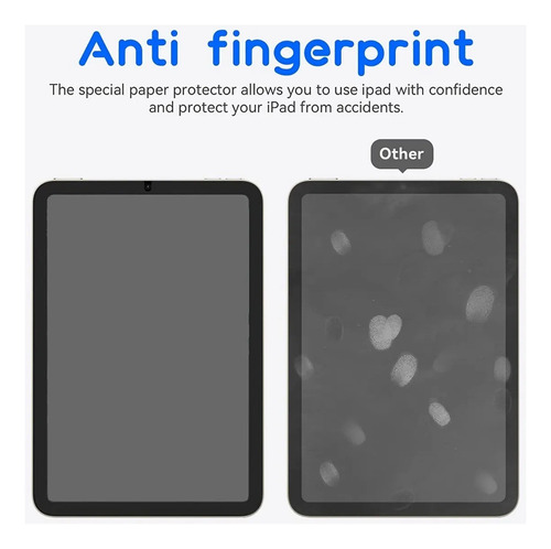 Ustiya Paperlike Para iPad Mini7 A17 Pro 2024/iPad Mini 6