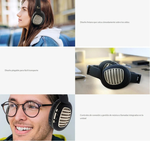 Imagen 3 de 4 de Auricular Con Micrófono Bluetooth Xtech Palladium Xth630sv