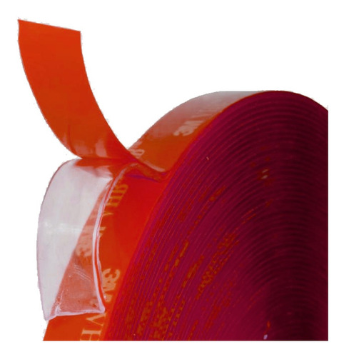 Fita Dupla Face Vermelho Universal