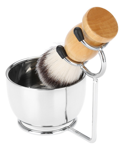 Conjunto De Barba Masculino Brush Stand Professional Stainle